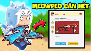 MEOWPEO CẦM AKA RỒNG XANH BẮN TAN NÁT TEAM BẠN TRONG FREE FIRE PHIÊN BẢN MINI WORLD