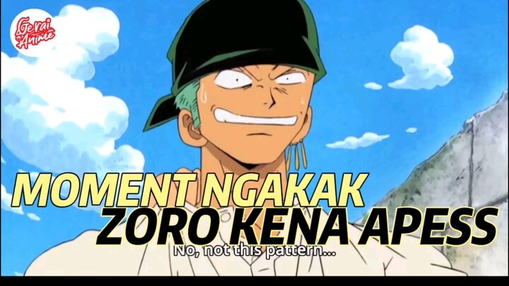 Moment Kocak ZORO Sebelum TimeSkip, Zoro Kena Apes Terus