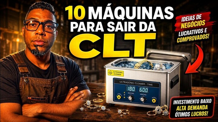 10 Máquinas para SAIR DO CLT: Como Montar UMA MINI Fábrica em casa