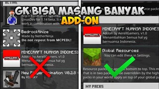 INI LAH PENYEBAB KNPA KITA TIDAK BISA MASANG BANYAK ADDON DI MCPE!