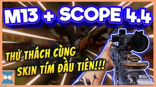 CALL OF DUTY MOBILE VN | THỬ THÁCH SỬ DỤNG SCOPE 4.4 VỚI M13 HẮC KIM VŨ  | Zieng Gaming