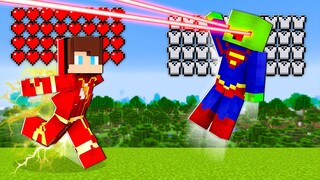 Mikey & JJ got SUPER POWERS turned into SUPERHERO FLYING and SPEED in Minecraft - Maizen