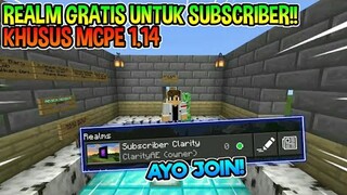 Ayo Join Realm Gratis Untuk Subscriber!! Support Mcpe 1.14+ | Realm Free Mcpe