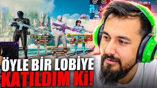 ÖYLE BİR LOBİYE KATILDIM Kİ!!😮 | PUBG MOBILE