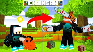 HK Is CHAINSAW MAN In Minecraft (Hindi)