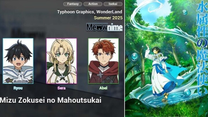 【 HD 】ตัวอย่าดูอนิเมะ MizuzokuseiNoMahoutsukai ( ๒๐๒๕ ) ดูญี่ปุ่น (เต็มเรื่องพากย์ไทย) HD【bilibilHD】