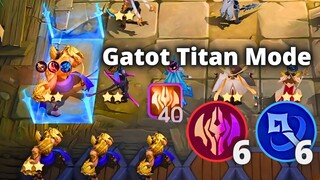 GATOTKACA IMMORTALS TITAN MOOD WITH 40 DEVINE STACKS | MLBB MAGIC CHESS BEST SYNERGY COMBO TERKUAT