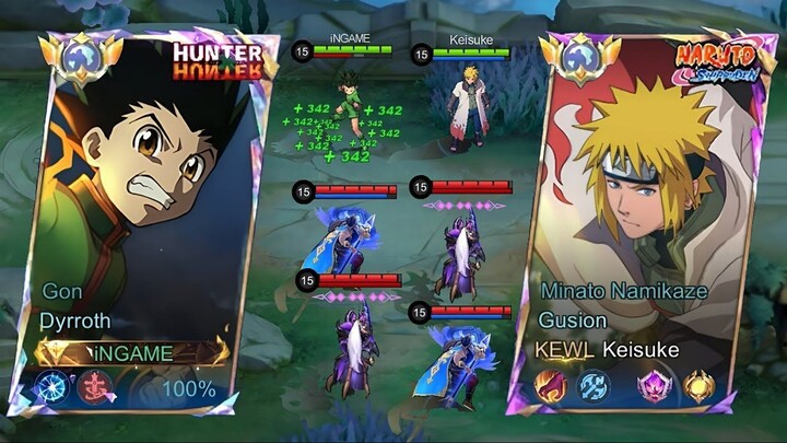 WHEN TOP GLOBAL DYRROTH MET TOP GLOBAL GUSION IN HIGH RANK!! (NO MERCY)