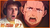 THIS HURTS TO WATCH😭Re:ZERO Season 1 Episode 7 REACTION | Anime Reaction