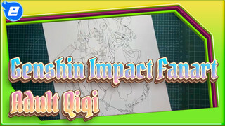 Adult Qiqi Is Looking For Cocomilk Online! Urgent! Genshin Impact | Hand-drawn_2