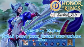 Gameplay Wuyan Honor of king, sekali muter muter musuh auto kena stun