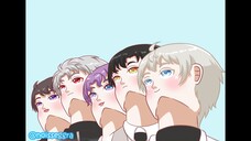 Frieren look up drawing Love and Deepspace version