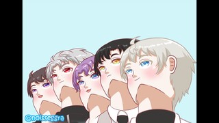 Frieren look up drawing Love and Deepspace version