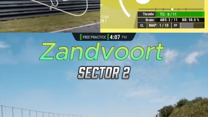 จุดเบรค Zandvoort sector 2e