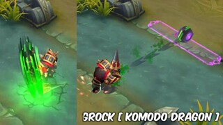 GROCK V.E.N.O.M SQUAD SKIN ( KOMODO DRAGON ) SKILL EFFECTS AND GAMEPLAY