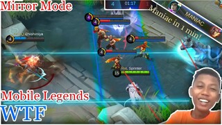 Mirror Mode Wtf Mobile Legends| Funny 300IQ Moskov and Leomord
