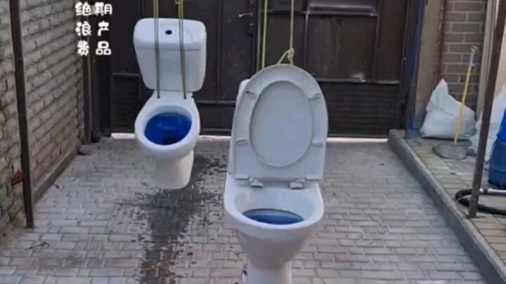 مسابقة تحطم المرحاض