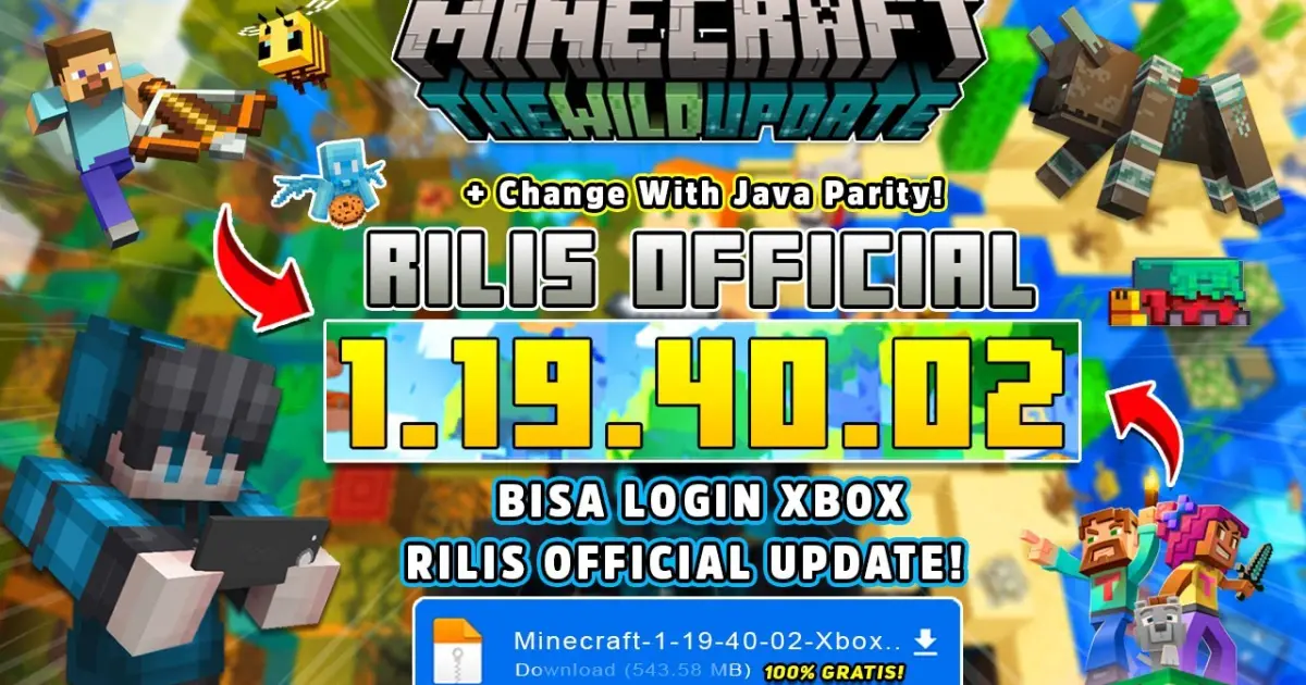 UPDATE NIH!! Review Rilis Minecraft 1.19.40.02 Update Officiall & Added  Java Parity! - Bilibili