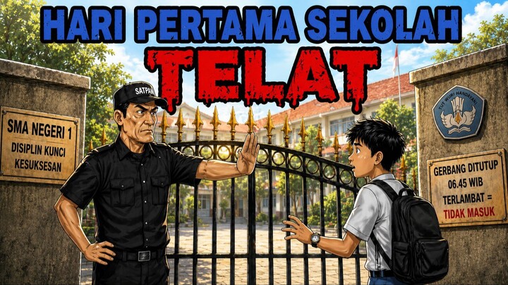 HARI PERTAMA SEKOLAH TELAT #1