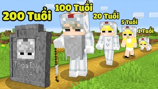 NẾU TÔ GÀ CÀNG LÊN LEVEL CÀNG GIÀ TRONG MINECRAFT KINH NGHIỆM = ĐỘ TUỔI