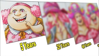 Drawing BigMom in 5, 28, 48, 68 Years Old | One Piece | ワンピース | Oda's SBS