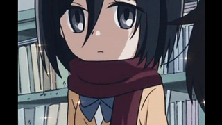 Mikasa phiên bản chibi cute phô mai que