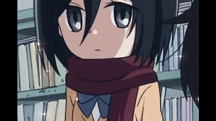 Mikasa phiên bản chibi cute phô mai que