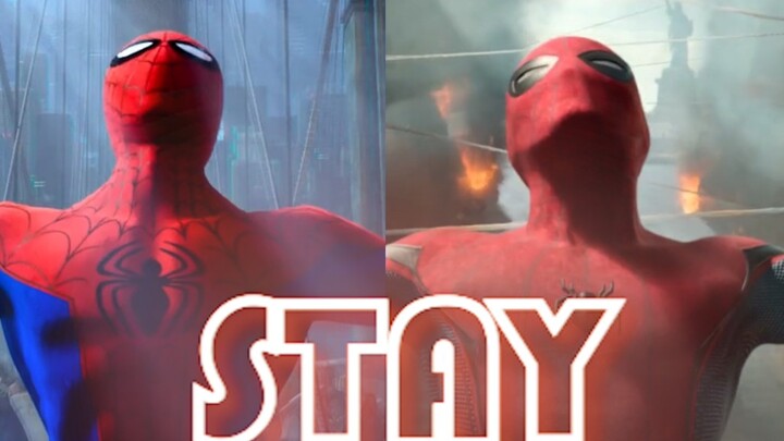 [Spider-Man Mixed Cut/Seamless Connection/STAY] Tiga generasi berada dalam bingkai yang sama, tolong