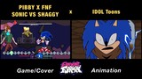 Corrupted Sonic Boom VS Shaggy | Come Learn With Pibby | GAME x FNF Animation