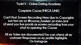 Todd V course  - Online Dating Academy download