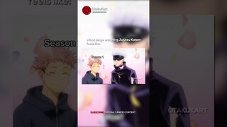 This is what binge watching Jujutsu Kaisen feels like 💀 #anime #animeedits #animememes #shorts