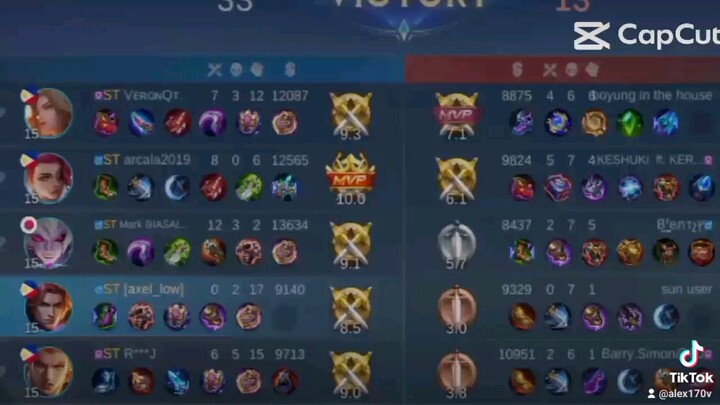 ang mga malalakas na player sa mundo nang ml