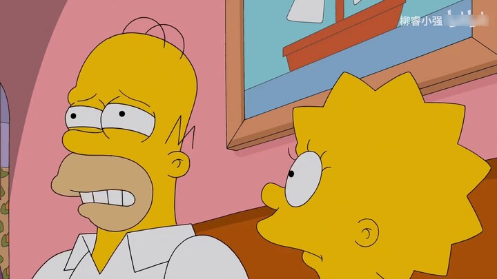 The 30-year-old son was led astray by his 80-year-old father and became an old man. The Simpsons