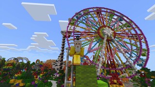 Minecraft / The Biggest Ferris Wheel Ever The Rainbow Park By Everbloom Studios Part 5