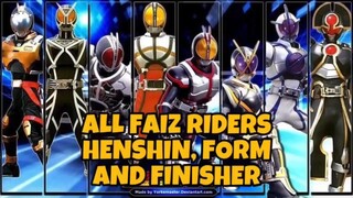 all henshin kamenrider faiz มาสค์ไรเดอร์ ไฟซ์