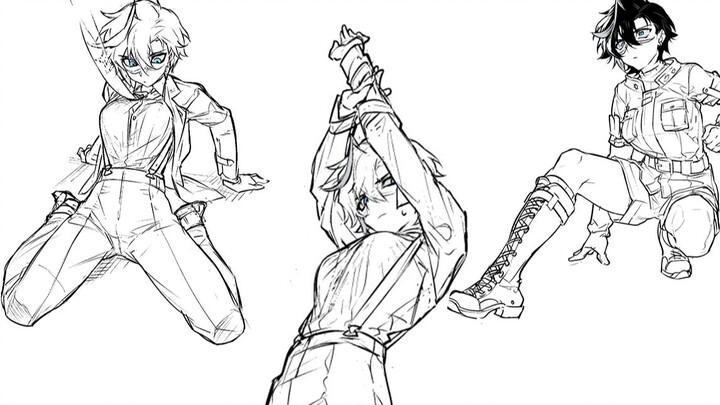 【أنا أصور وأنت ترسم】 رسم سريع ممتع إلى هذا الحد!