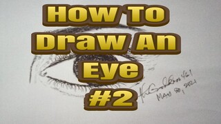 How To Draw An Eye #2 (Using A Black  Pen Only)