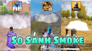 So Sánh Smoke PUBG Mobile Và Smoke Game For Peace vs Smoke PUBG New State - Kênh Ocgynn.