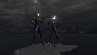 What is it like to transform into Ultraman Dyna in VRCHAT? (Starlight Warrior Linkage)