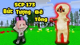 HEBI CỨU DÂN LÀNG KHỎI SCP 173 BỨC TƯỢNG BÊ TÔNG TRONG MINECRAFT*HEBI THỬ THÁCH 24H TIÊU DIỆT SCP