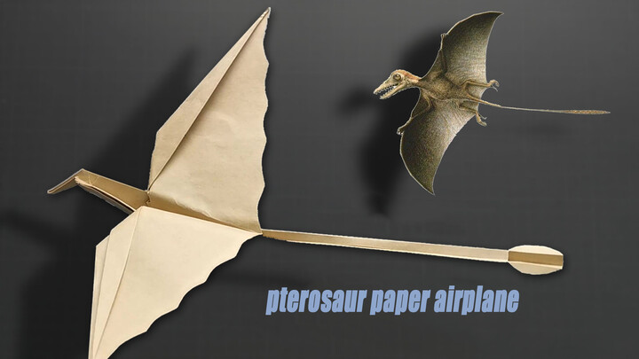 [DIY] Can You Make A Pterosaur Paper Plane?