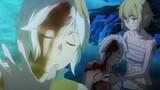 Ryuu and Bell bathe together | Ryuu heals Bell's wounds in the river | DanMachi S4 EP 9