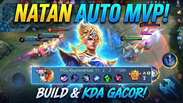 TUTORIAL Best Build NATAN ANTI MATI! Damage 100K ++ Auto Win Streak di Rank!