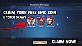 NEW EVENT! FREE EPIC SKIN AND TOKEN DRAW! FREE SKIN! (CLAIM NOW!) | MOBILE LEGENDS 2022