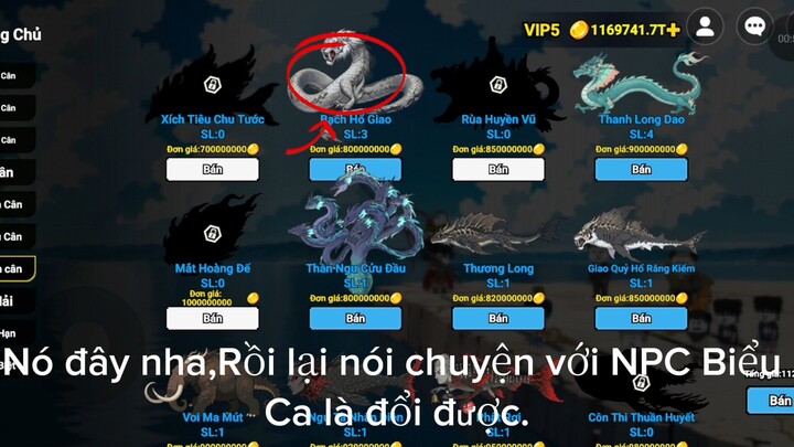 Video đầu tiên. Hướng dẫn lâyd Thái cực nộng Vân . app: Builda , Game Câu cá Vạn cân
