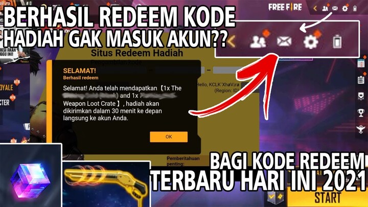 HASIL REDEEM GAK MASUK AKUN?? GINI CARANYA!! || sekalian KODE REDEEM 29 AGUSTUS 2021