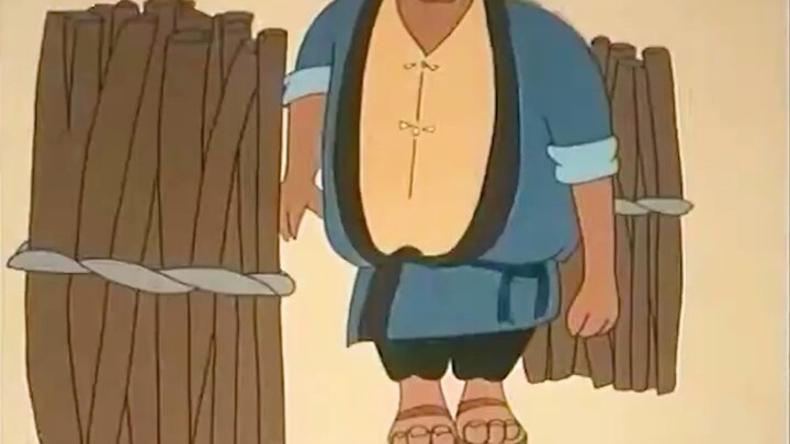 In this 1993 Chinese fantasy animation, a man kicks the King of Hell down with one kick—and then ste