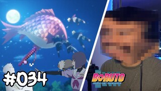 Sumire enchants a fishing rod + Toneri☠️? | The Night of the Shooting Stars | Boruto #034 | REACTION