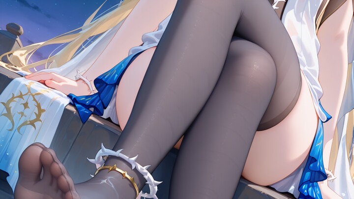 Cận cảnh đôi chân ngọc của Katishia～