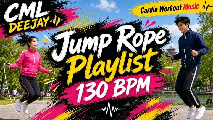 130 BPM Electronic Music for Jumping | 1 Hour of Motivational EDM to Get Fit and Have Fun